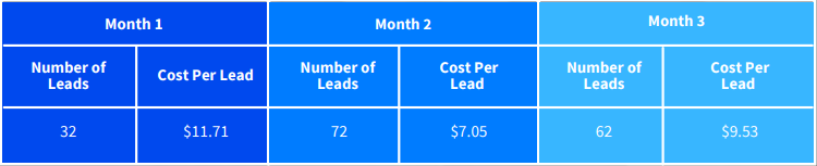 facebook ads case study case 3 table 1