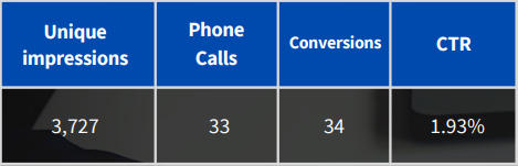 google ads case study case 1 table 2